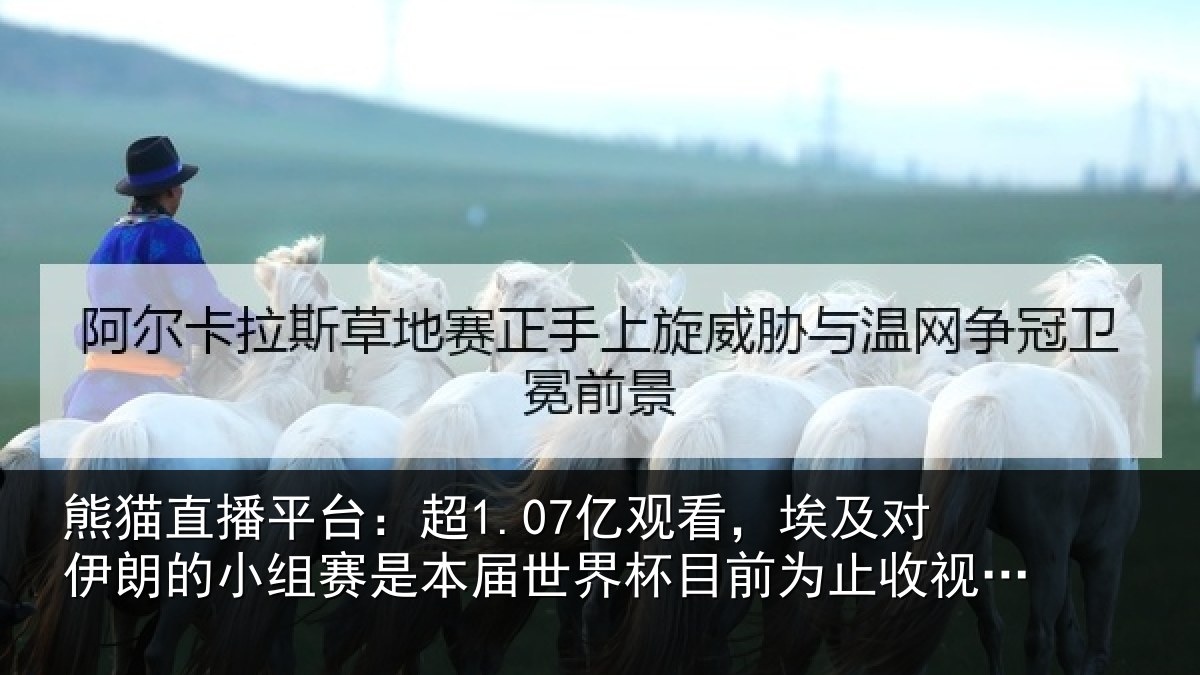 熊猫直播平台:超1.07亿观看,埃及对伊朗的小组赛是本届世界杯目前为止收视最高比赛